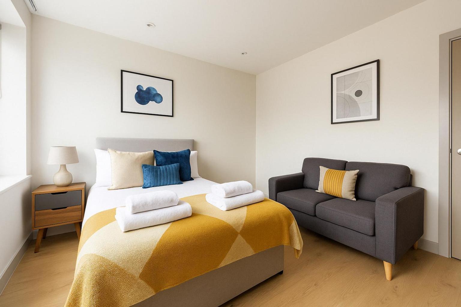 Bright Studio Flat - Walk To River Thames & Kingston Town Surbiton Exterior foto